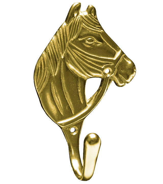 Brass Horse Head Hook