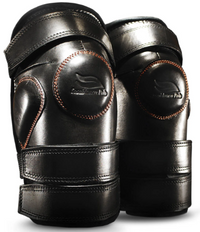 Casablanca Three Strap Velcro Knee Guard