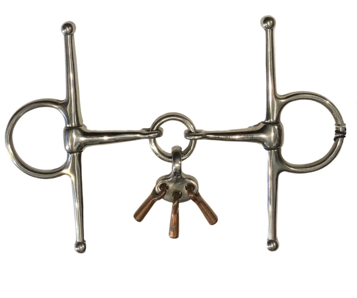 Full Cheek Snaffle with Copper Keys